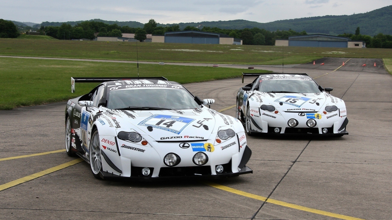 Sfondi Lexus RC F GT3 Race Car 1366x768