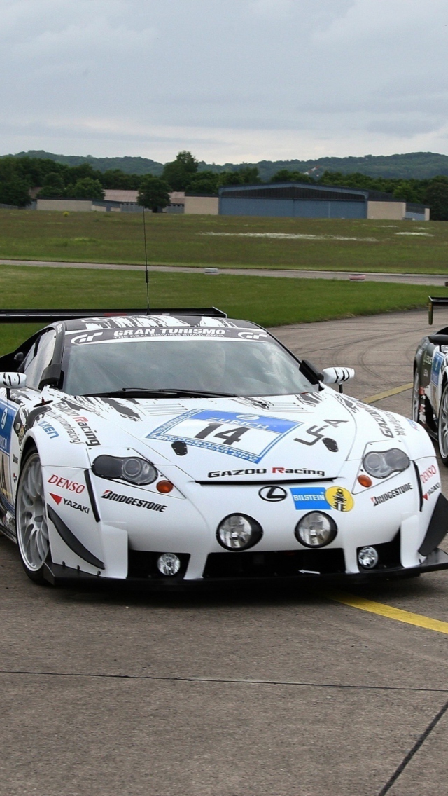 Обои Lexus RC F GT3 Race Car 640x1136