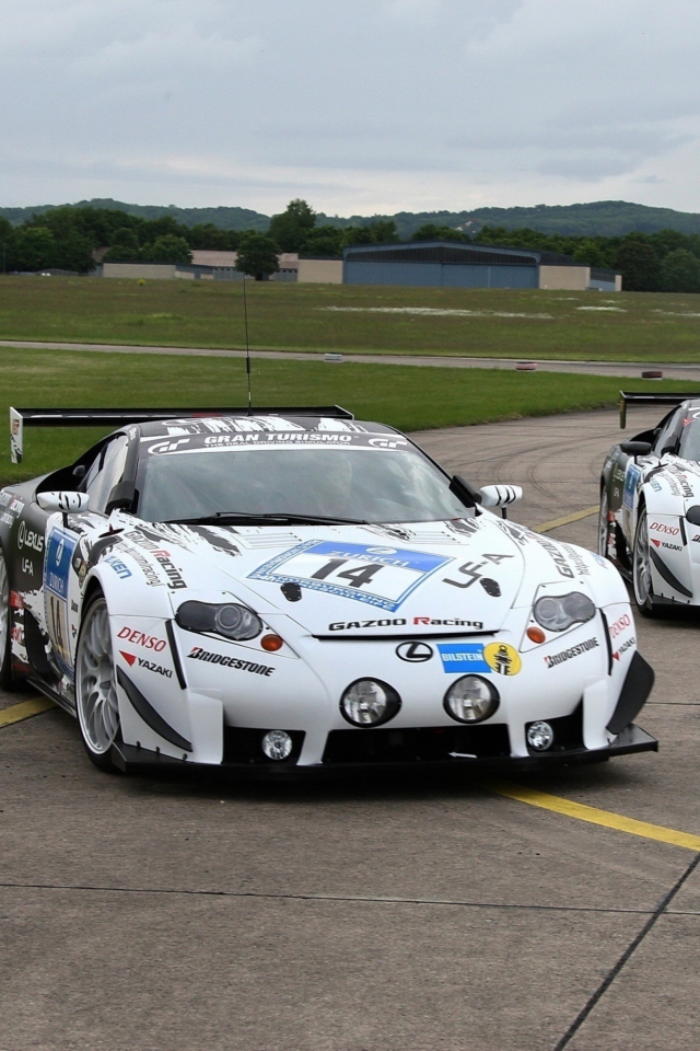 Sfondi Lexus RC F GT3 Race Car 640x960