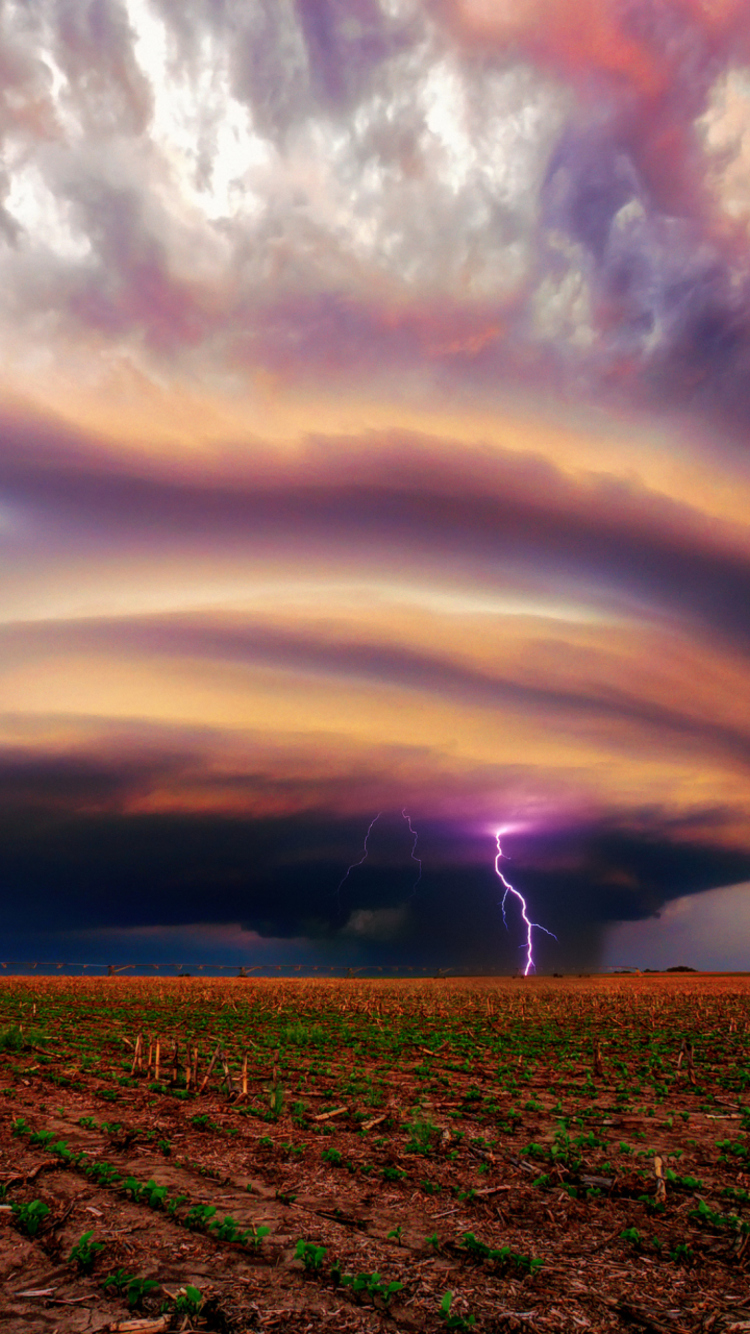 United States Nebraska Storm wallpaper 750x1334