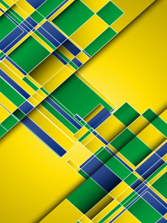 Das Brazil Colors Wallpaper 240x320