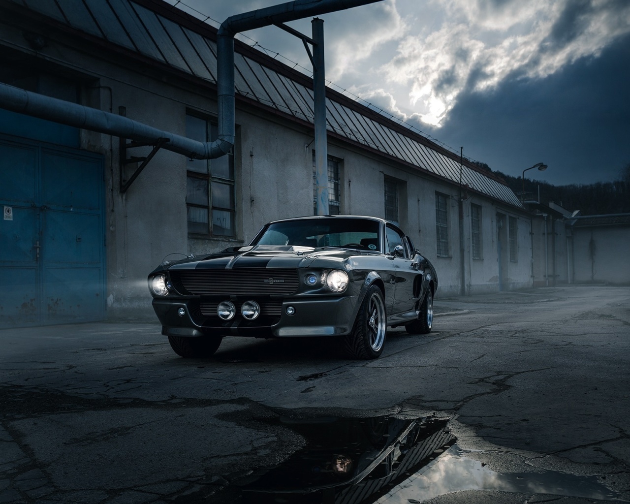Ford Mustang GT500 Eleanor 1967 wallpaper 1280x1024