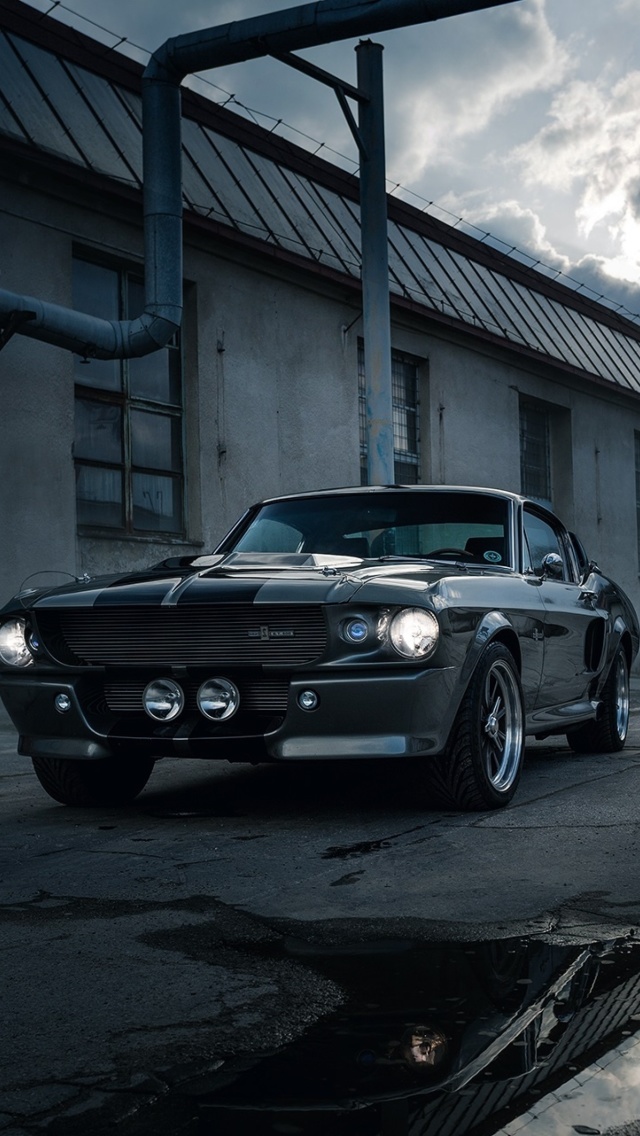 Ford Mustang GT500 Eleanor 1967 wallpaper 640x1136