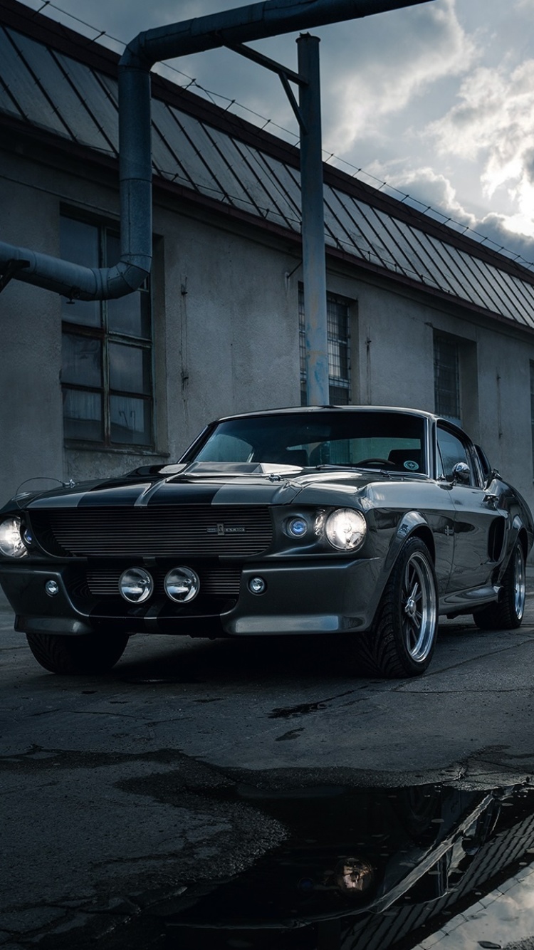 Ford Mustang GT500 Eleanor 1967 wallpaper 750x1334