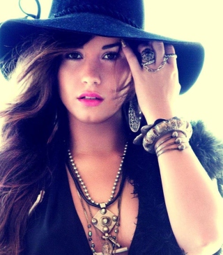 Kostenloses Demi Lovato Wallpaper für Nokia X7