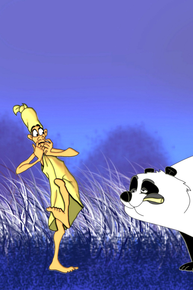 Das Mulan Cartoon Wallpaper 640x960