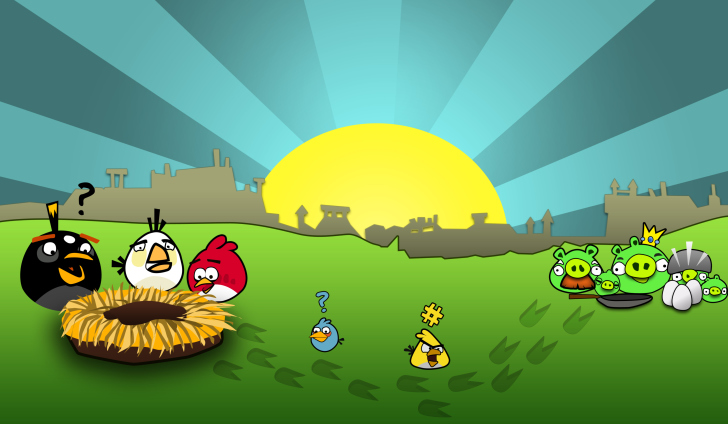 Fondo de pantalla Angry Birds Game