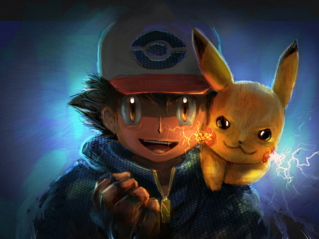 Fondo de pantalla Pikachu 1024x768
