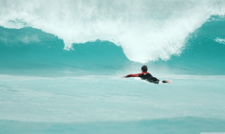 Free Waiting For Big Wave Picture for Android, iPhone and iPad