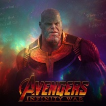 Sfondi Avengers Infinity War Thanos 208x208