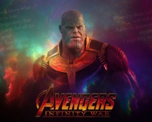 Avengers Infinity War Thanos wallpaper 220x176