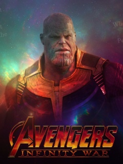 Avengers Infinity War Thanos screenshot #1 240x320