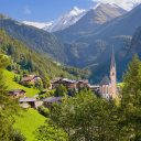 Das Heiligenblut am Grossglockner in Austria Wallpaper 128x128