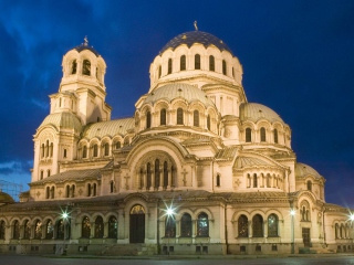 Обои Alexander Nevsky Cathedral, Sofia, Bulgaria 320x240