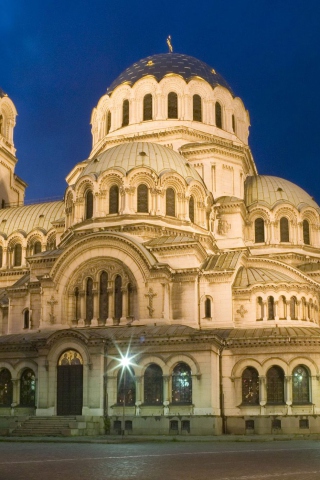 Sfondi Alexander Nevsky Cathedral, Sofia, Bulgaria 320x480