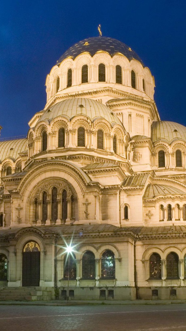 Alexander Nevsky Cathedral, Sofia, Bulgaria wallpaper 640x1136