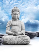 Das Buddha Statue Wallpaper 132x176