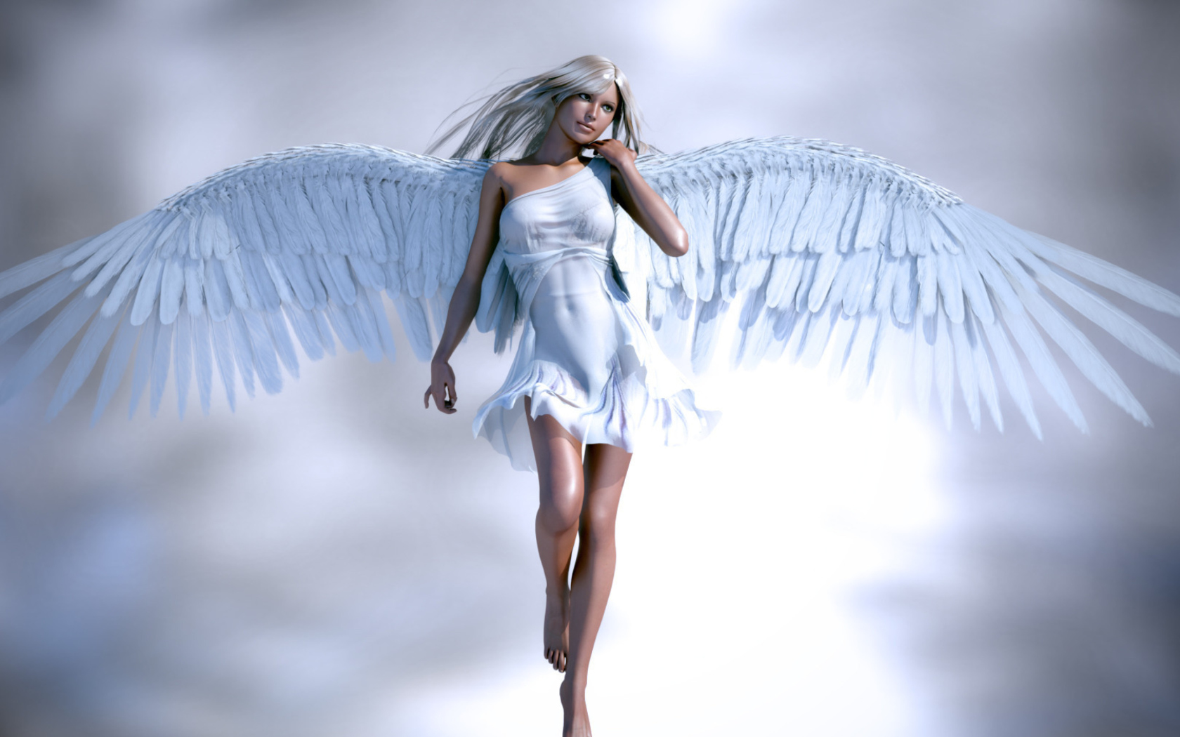 Fondo de pantalla Angel 3D 1680x1050