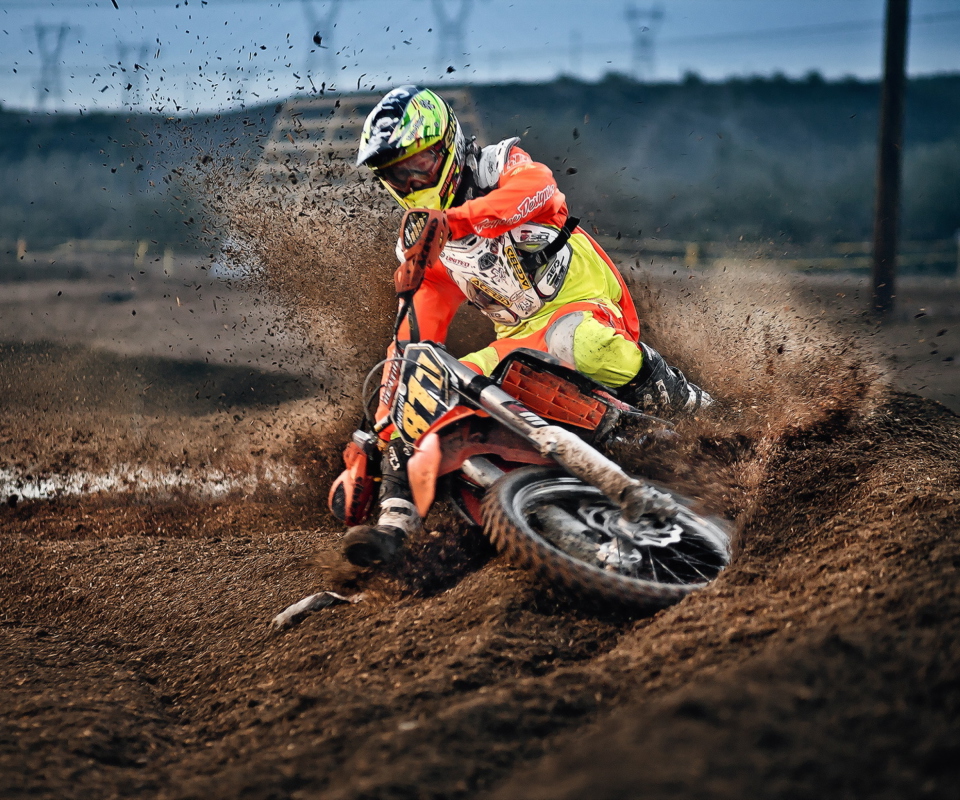 Fondo de pantalla Moto Race 960x800