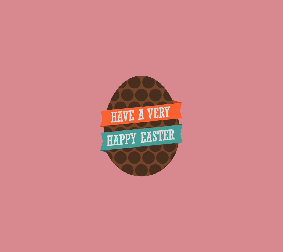Обои Very Happy Easter Egg 1080x960