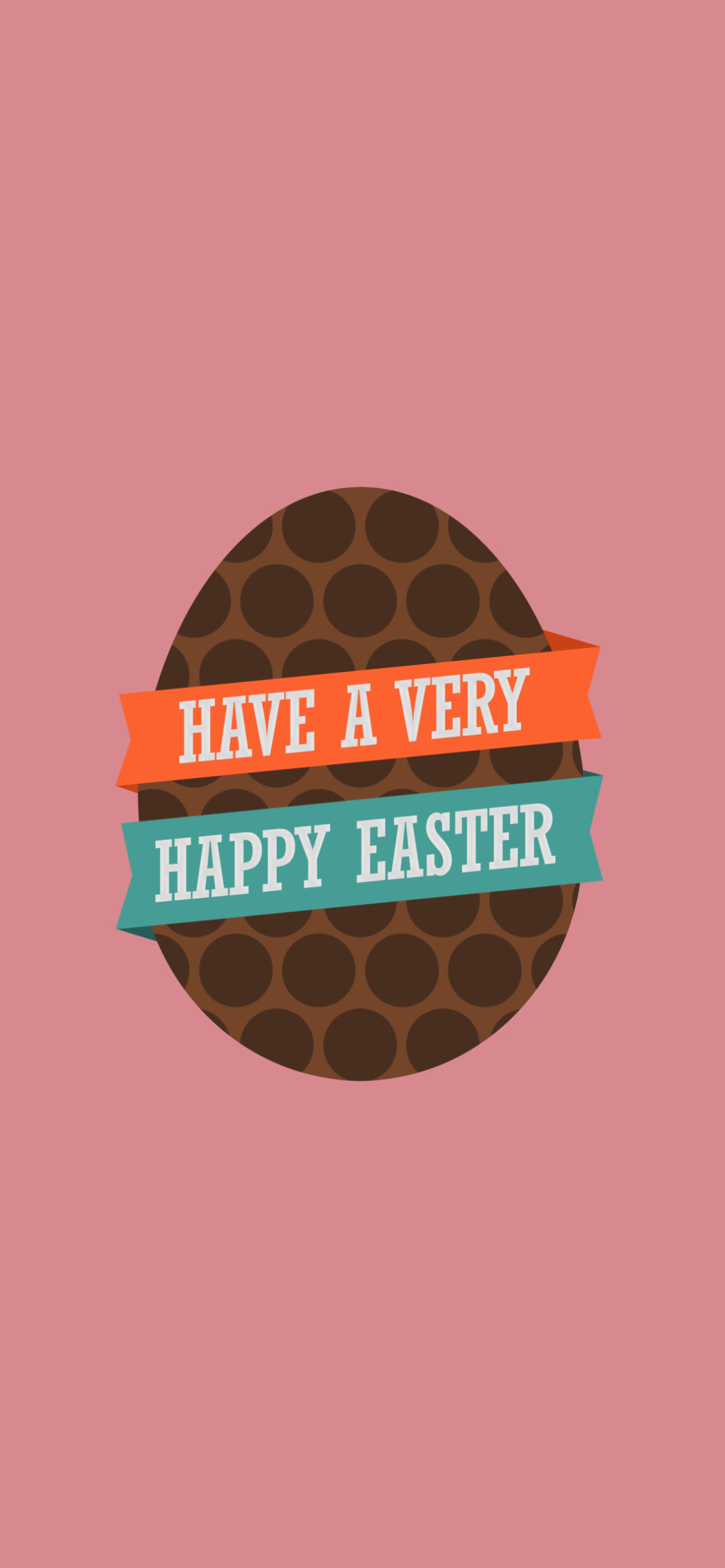 Das Very Happy Easter Egg Wallpaper 1170x2532