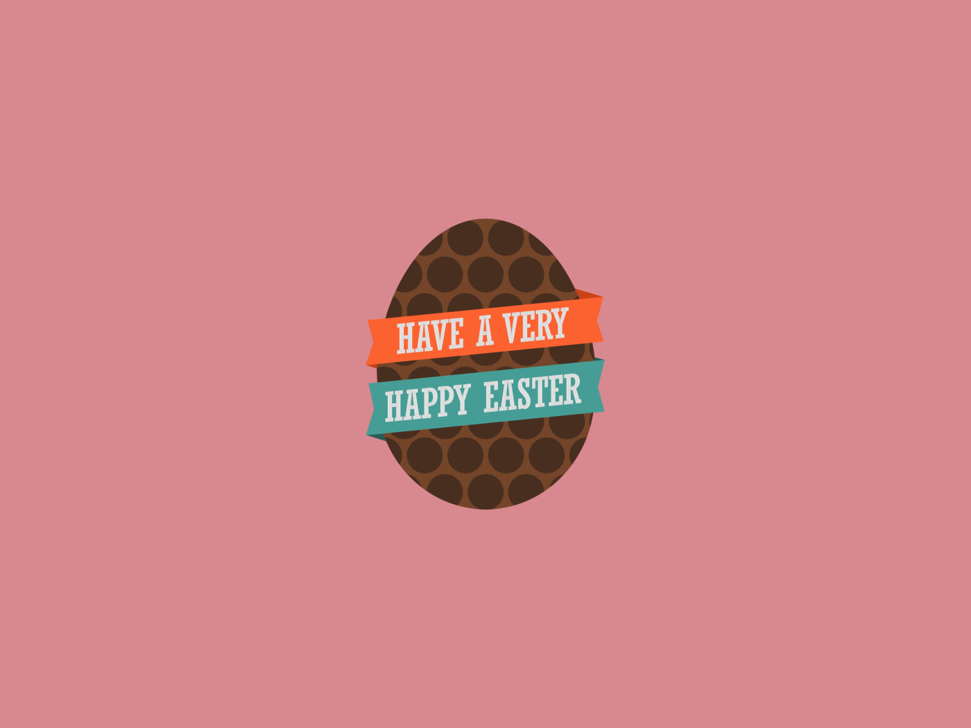 Обои Very Happy Easter Egg 1400x1050