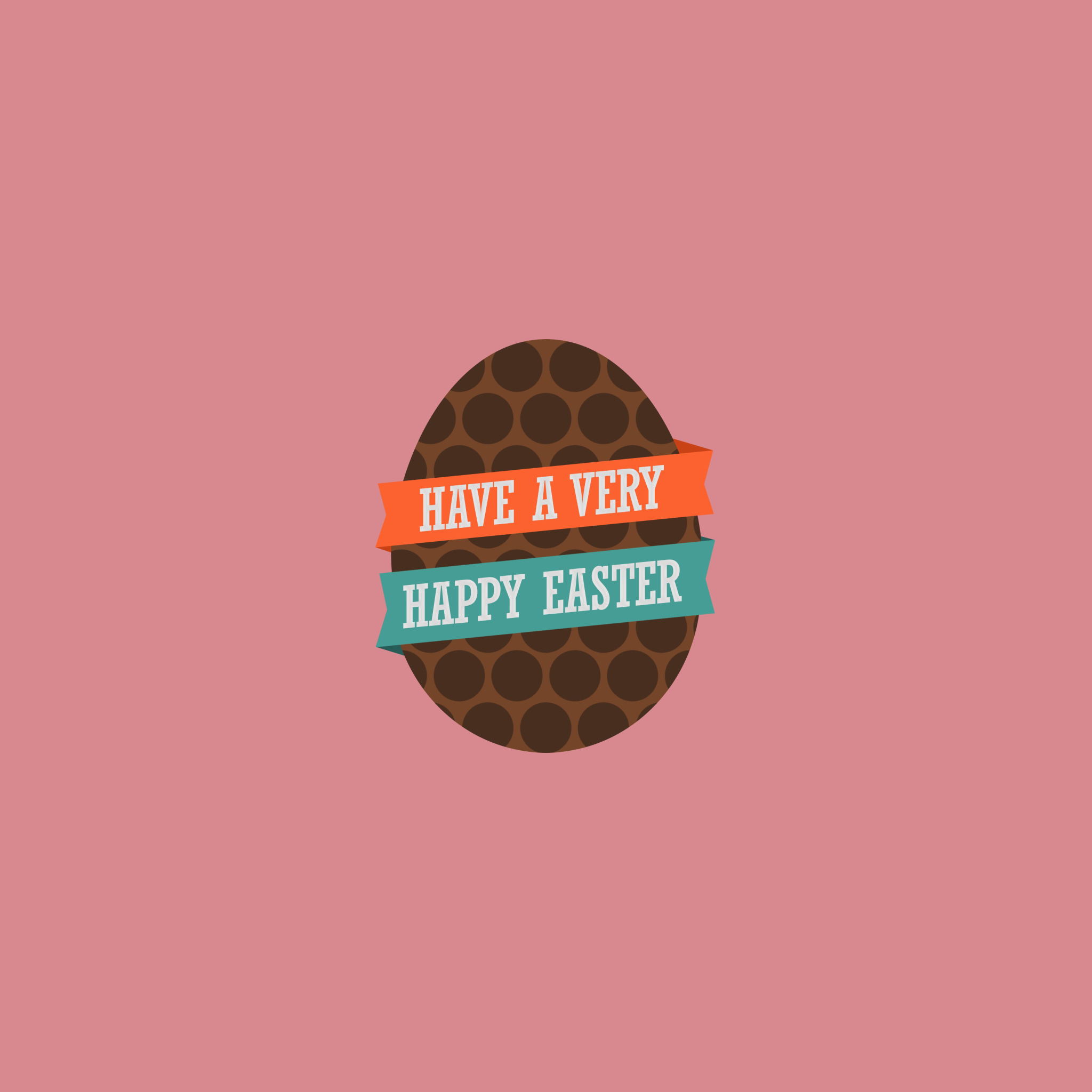 Very Happy Easter Egg wallpaper 2048x2048