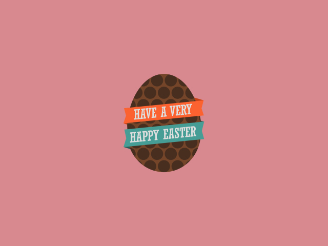 Very Happy Easter Egg wallpaper 640x480