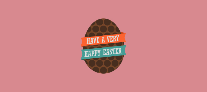 Das Very Happy Easter Egg Wallpaper 720x320