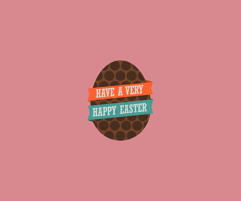 Das Very Happy Easter Egg Wallpaper 960x800