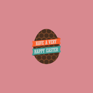 Very Happy Easter Egg - Obrázkek zdarma pro iPad
