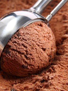 Das Chocolate Ice Cream Wallpaper 240x320