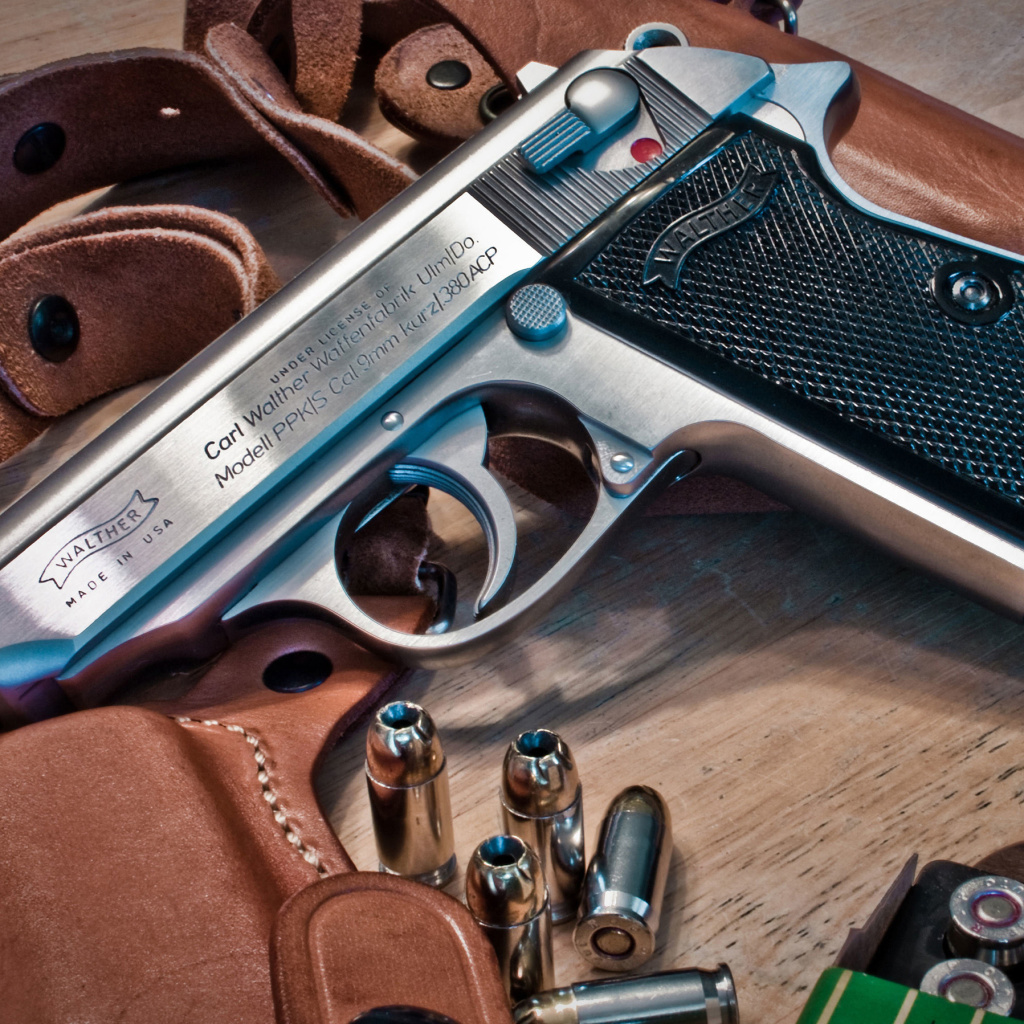Обои Walther Pistol 9mm 1024x1024