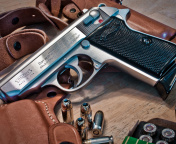 Обои Walther Pistol 9mm 176x144