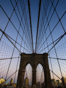 New York, Brooklyn Bridge wallpaper 132x176