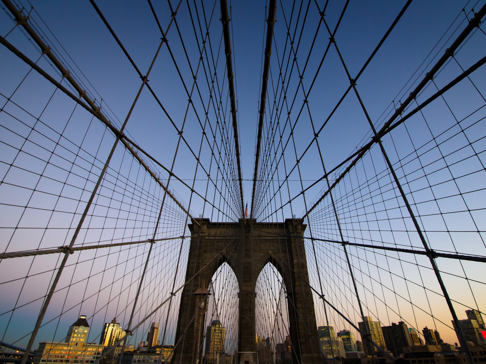 Sfondi New York, Brooklyn Bridge 1600x1200