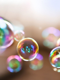 Sfondi Colorful Bubbles 240x320