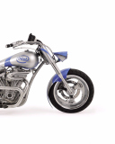 Das American Chopper Bike Wallpaper 128x160