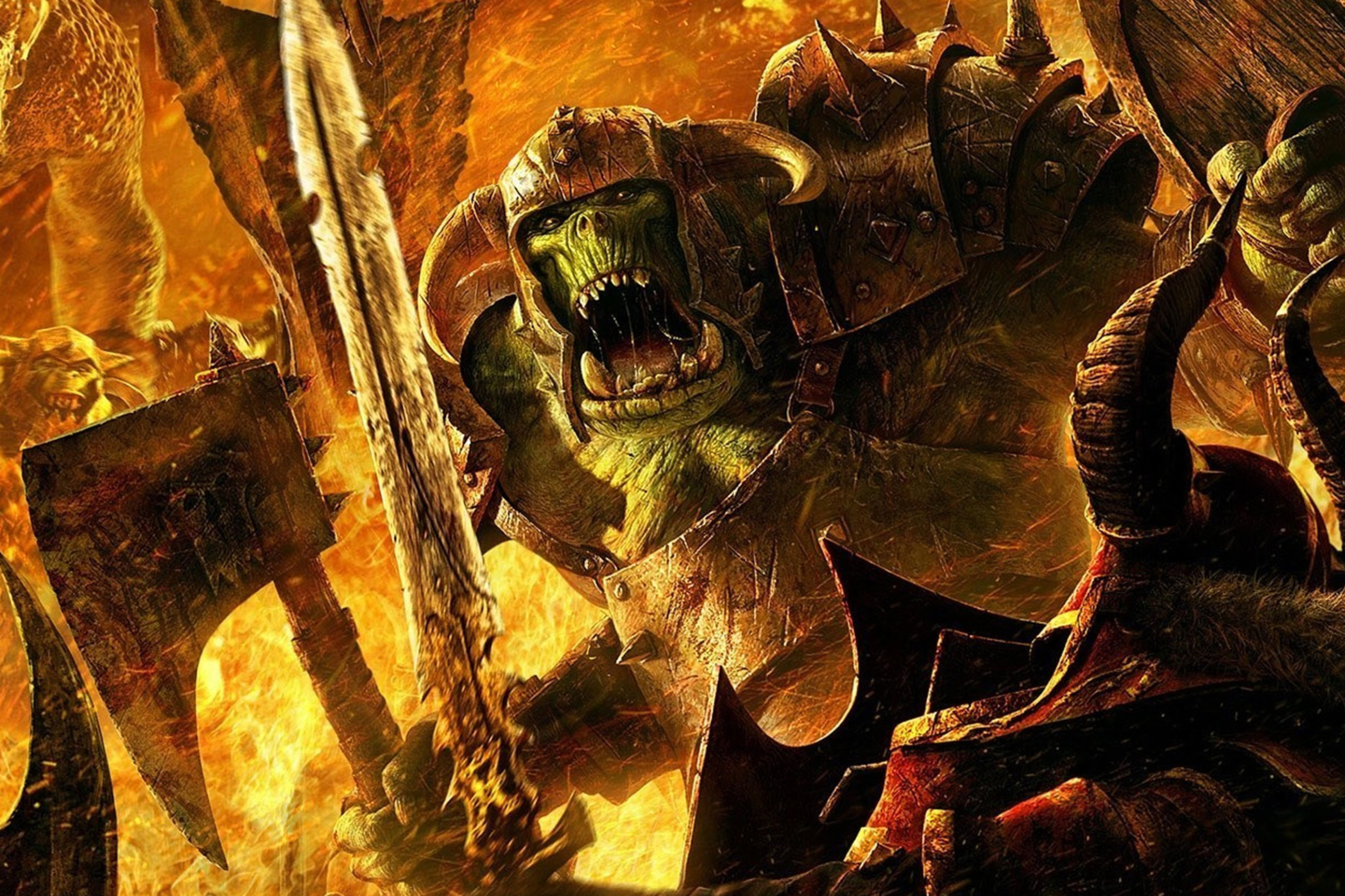 Das Orc Greenskin Wallpaper 2880x1920