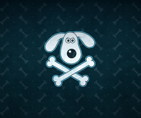 Funny Dog Sign wallpaper 480x400