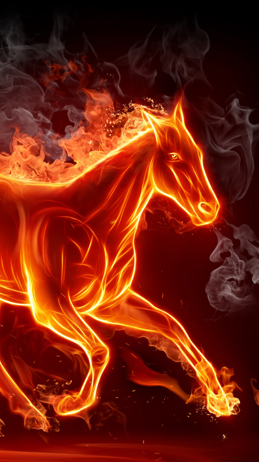 Fire Horse wallpaper 1080x1920