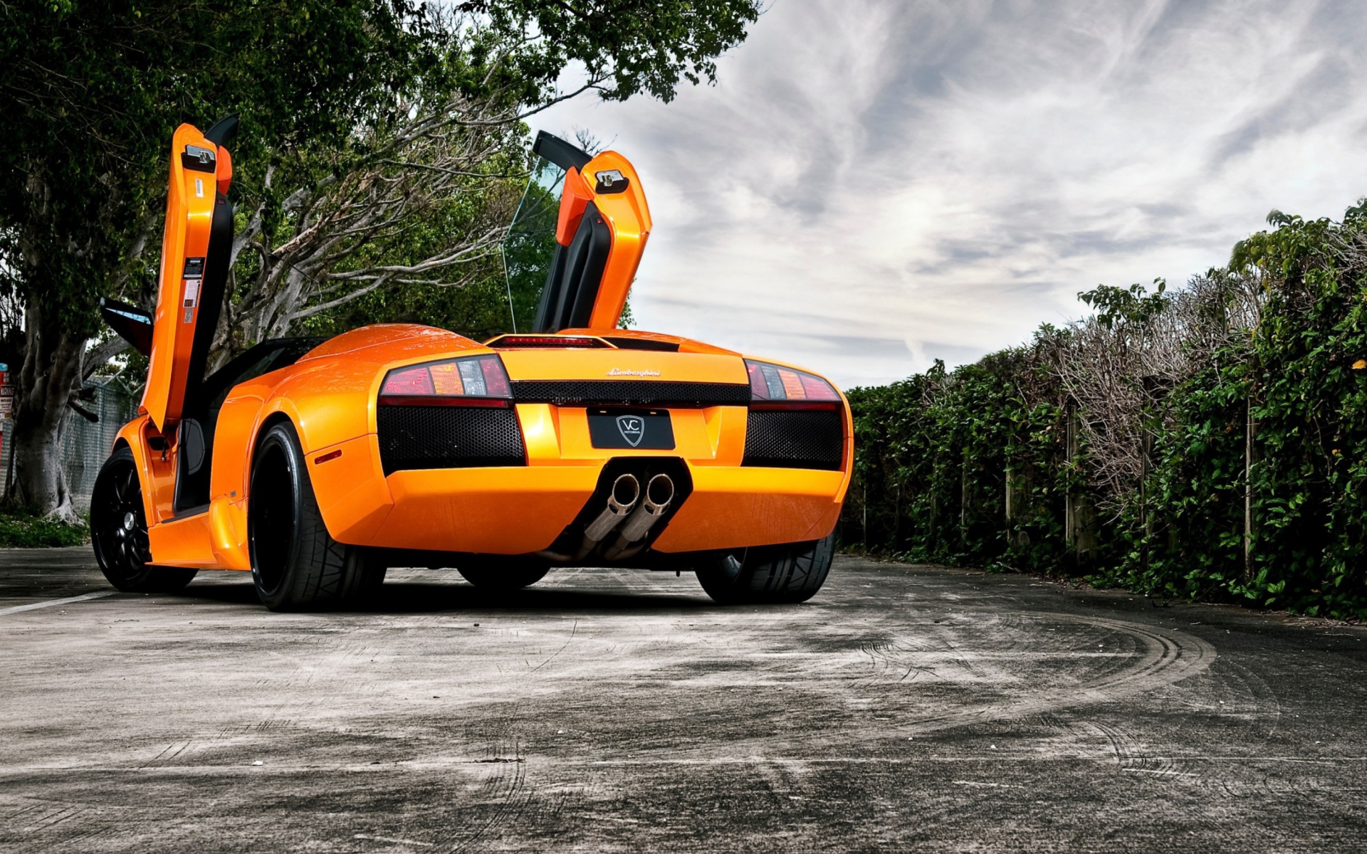 Sfondi Orange Lamborghini Murcielago 1920x1200