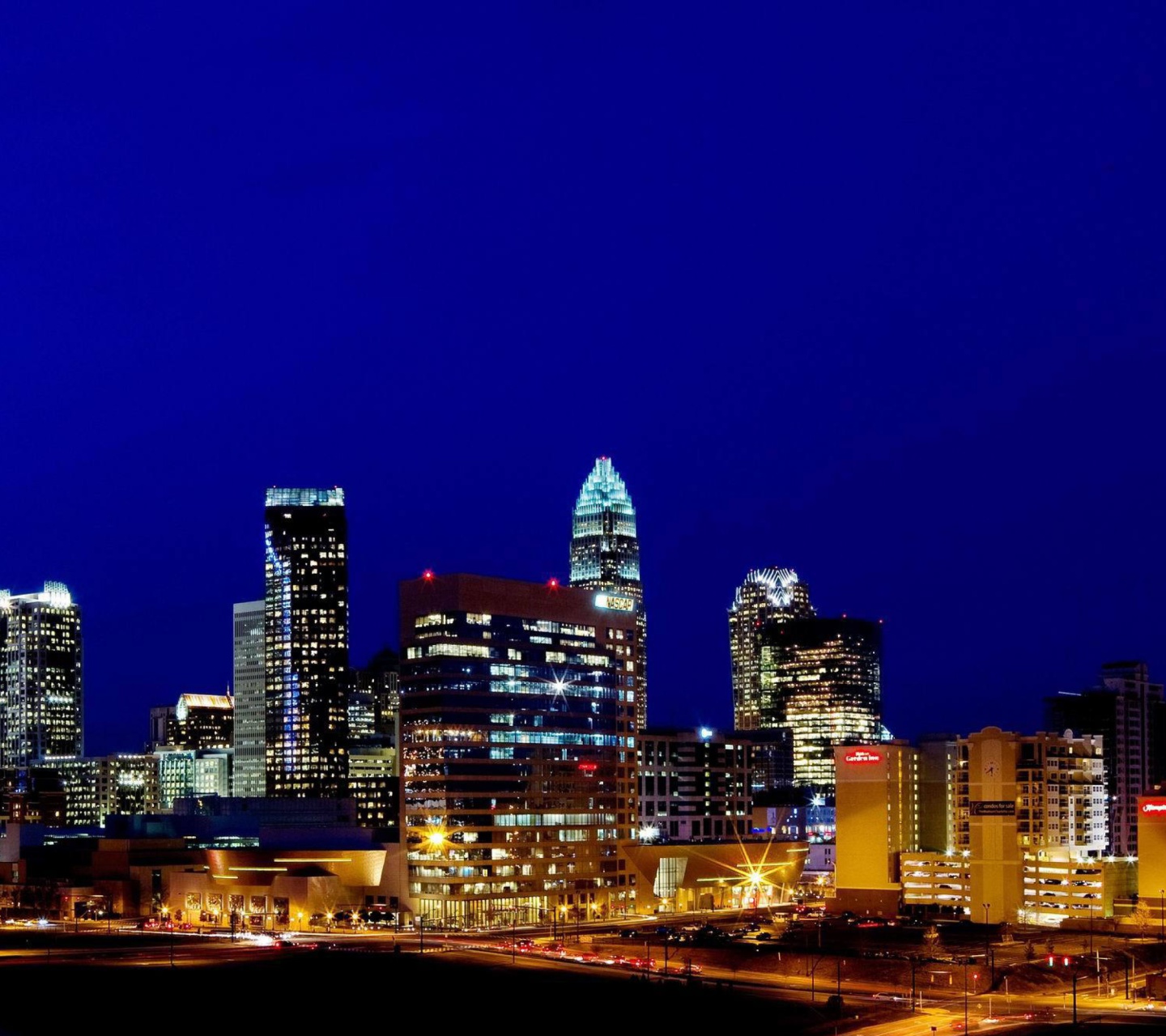 Charlotte Skyline in North Carolina wallpaper 1440x1280