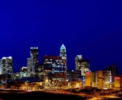 Charlotte Skyline in North Carolina screenshot #1 176x144