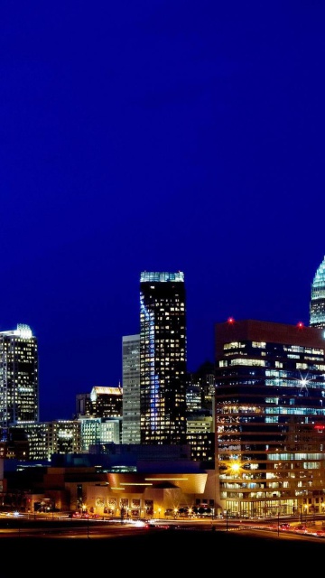 Charlotte Skyline in North Carolina wallpaper 360x640