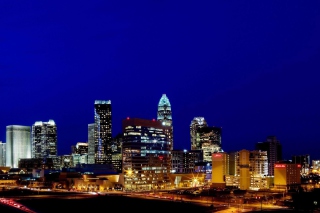 Charlotte Skyline in North Carolina - Obrázkek zdarma 