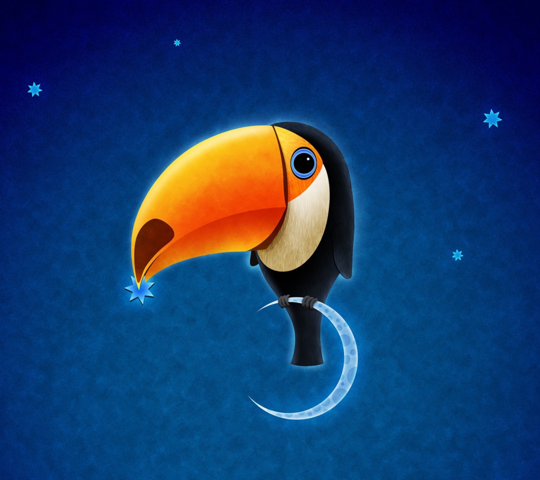 Screenshot №1 pro téma Toucan Bird 1080x960