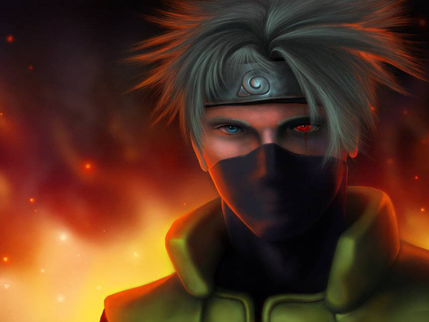 Screenshot №1 pro téma Kakashi Hatake 1400x1050