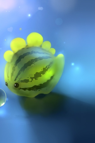 Screenshot №1 pro téma Watermelon Fish 320x480