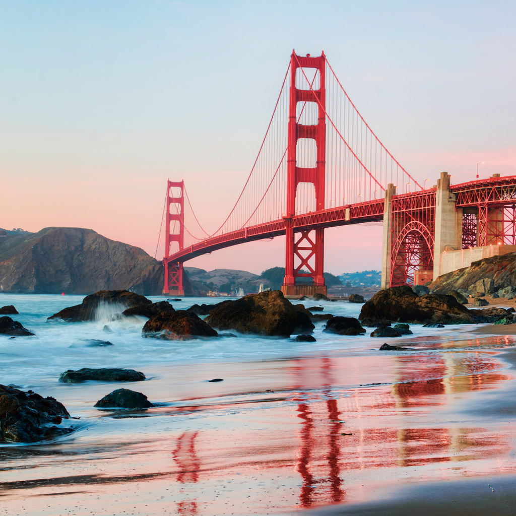 Golden Gate Bridge In San Francisco wallpaper 1024x1024